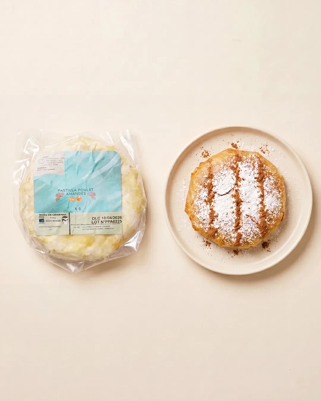 Pastilla poulet amandes